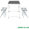 Набор мебели для пикника GREEN GLADE M790-5 темно-серый